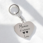 Porte-clés cœur personnalisé - Modèle Amour
