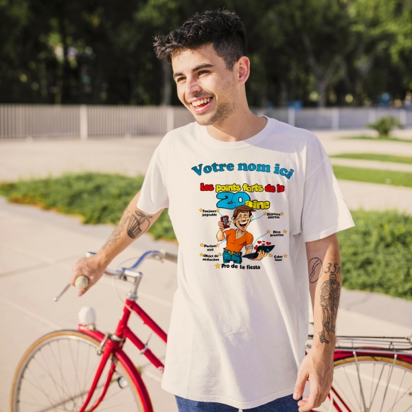 Tee Shirt Homme 20 ans