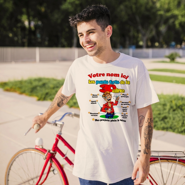 T-Shirt Homme 30 ans à personnaliser