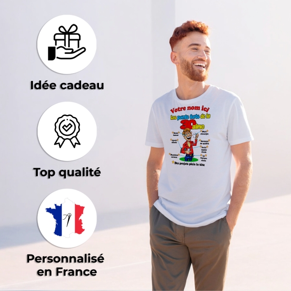 T-Shirt Homme 30 ans à personnaliser