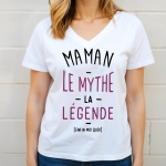 Tee shirt femme "le myhte la légende"