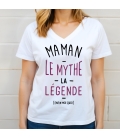 Tee shirt femme "le myhte la légende"