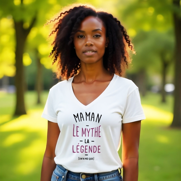 Tee shirt femme "le myhte la légende"