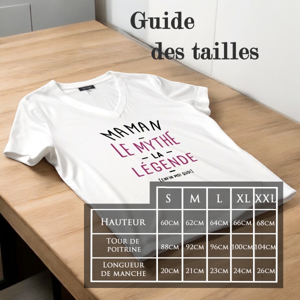 Tee shirt femme "le myhte la légende"