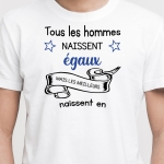 Tee Shirt "Tous les hommes naissent égaux"
