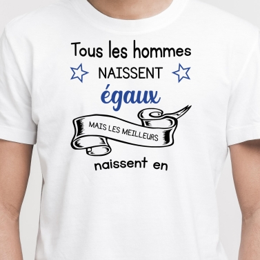 Tee Shirt "Tous les hommes naissent égaux"