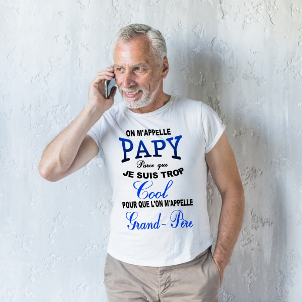 T-Shirt homme "Papy cool"