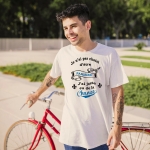 T-Shirt homme "J'ai juste eu de la chance" à personnaliser