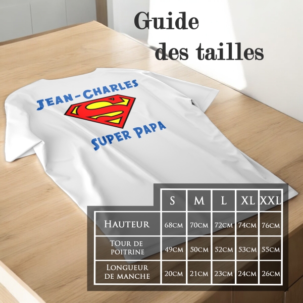 T-Shirt homme "SuperMan" à personnaliser