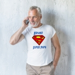 T-Shirt homme "SuperMan" à personnaliser