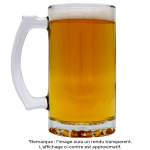 Chope à bière personnalisable - Photo et texte