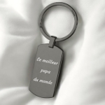 Porte clés rectangle à personnaliser