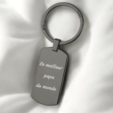 Porte clés rectangle à personnaliser