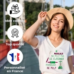 T-shirt "si .... ne peut pas le cuisiner" à personnalisé