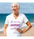 T-Shirt blanc "Je suis une Maman qui déchire"