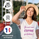 T-Shirt blanc "Je suis une Maman qui déchire"