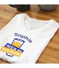 T-Shirt femme "Pastis un jour, pastis toujours" à personnaliser
