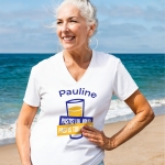 T-Shirt femme "Pastis un jour, pastis toujours" à personnaliser
