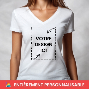 T-Shirt Femme Photo Personnalisé
