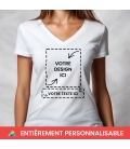 T-shirt femme photo personnalisé