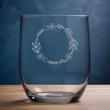 Verre personnalisable - Fleur