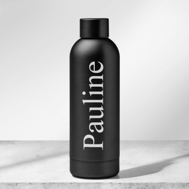 Gourde personnalisable noir