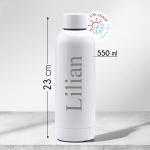 Gourde personnalisable blanc