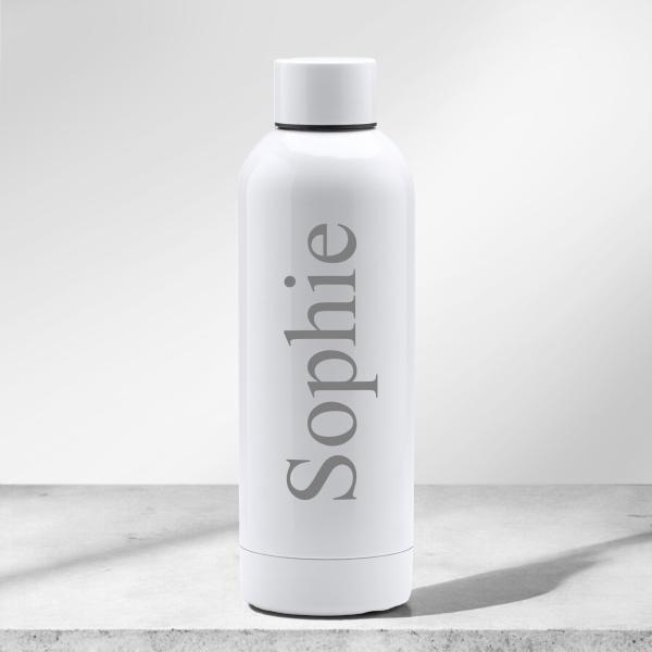 Gourde personnalisable blanc