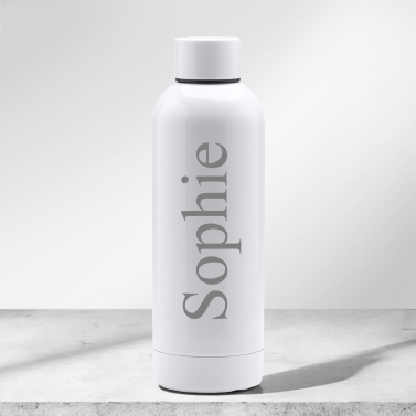 Gourde personnalisable blanc