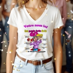 T-Shirt Femme 60 ans à personnaliser