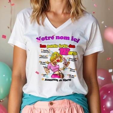 T-Shirt Femme 18 ans à personnaliser