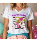 T-Shirt Femme 18 ans à personnaliser