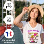 T-Shirt Femme 18 ans à personnaliser