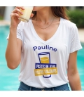 T-Shirt femme "Pastis un jour, pastis toujours" à personnaliser