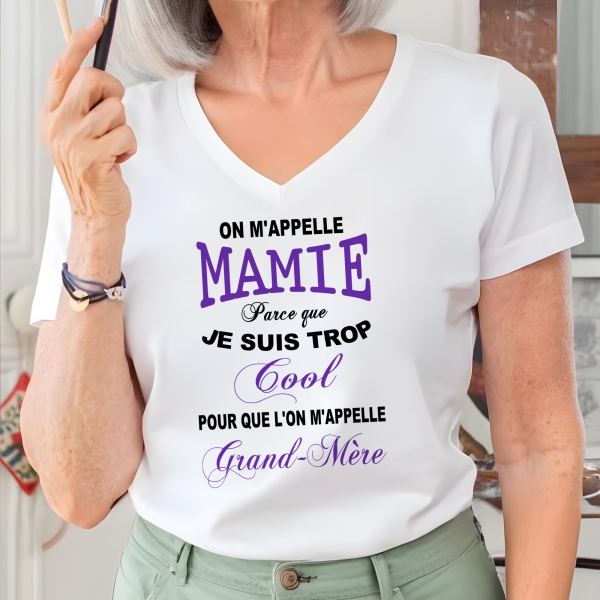 T-Shirt pour femme "Mamie cool"