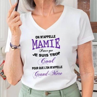 T-Shirt pour femme "Mamie cool"