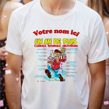 Tee Shirt Homme 1 an de plus