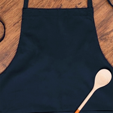 Tablier de cuisine bleu marine brodé