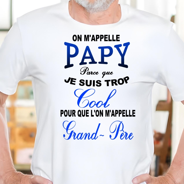 T-Shirt homme "Papy cool"