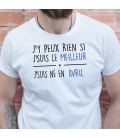 T-Shirt homme "J'suis le meilleur" à personnaliser