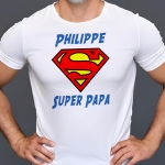 T-Shirt homme "SuperMan" à personnaliser