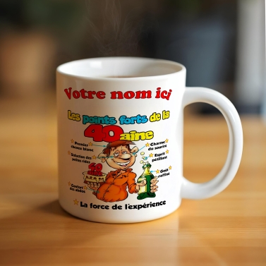 Mug Anniversaire 40 ans homme