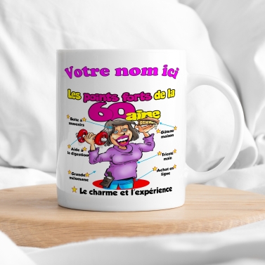 Mug Anniversaire 60 ans femme