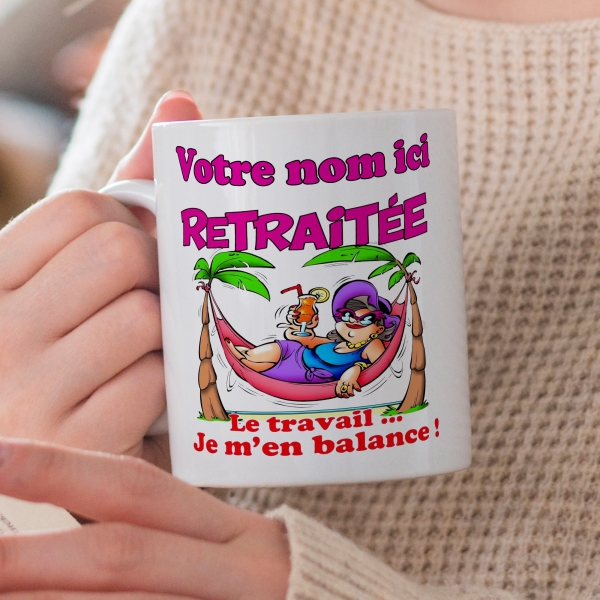 Mug Retraite femme hamac