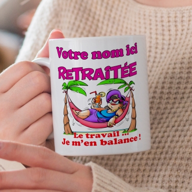Mug Retraite femme hamac