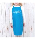 Tablier bleu enfant personnalisé