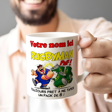 Mug Rugbyman