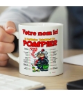 Mug Pompier