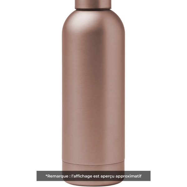 Gourde personnalisée initiale rose