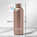 Gourde personnalisée prénom horizontale